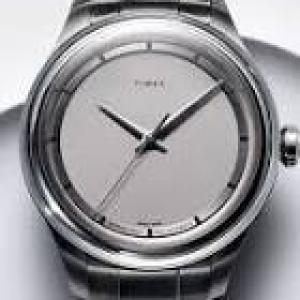 Leather Watch In Black